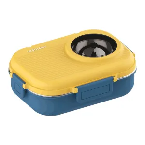 portable bento box, camera shape, include tableware set...