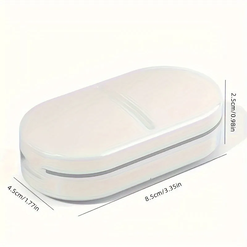 Portable tablet splitter and medicine box for travel and emergencies