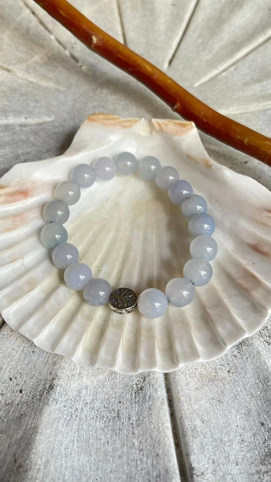 Public Speaker's Blue Chalcedony