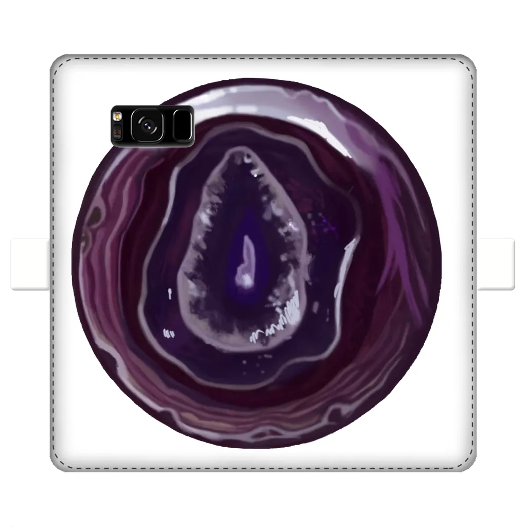 Purple Rock Fully Printed Wallet Cases