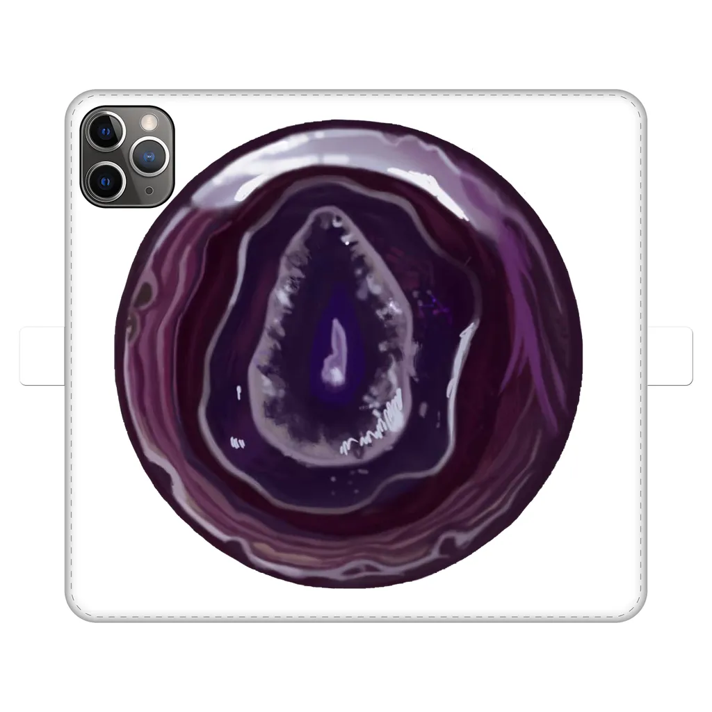 Purple Rock Fully Printed Wallet Cases