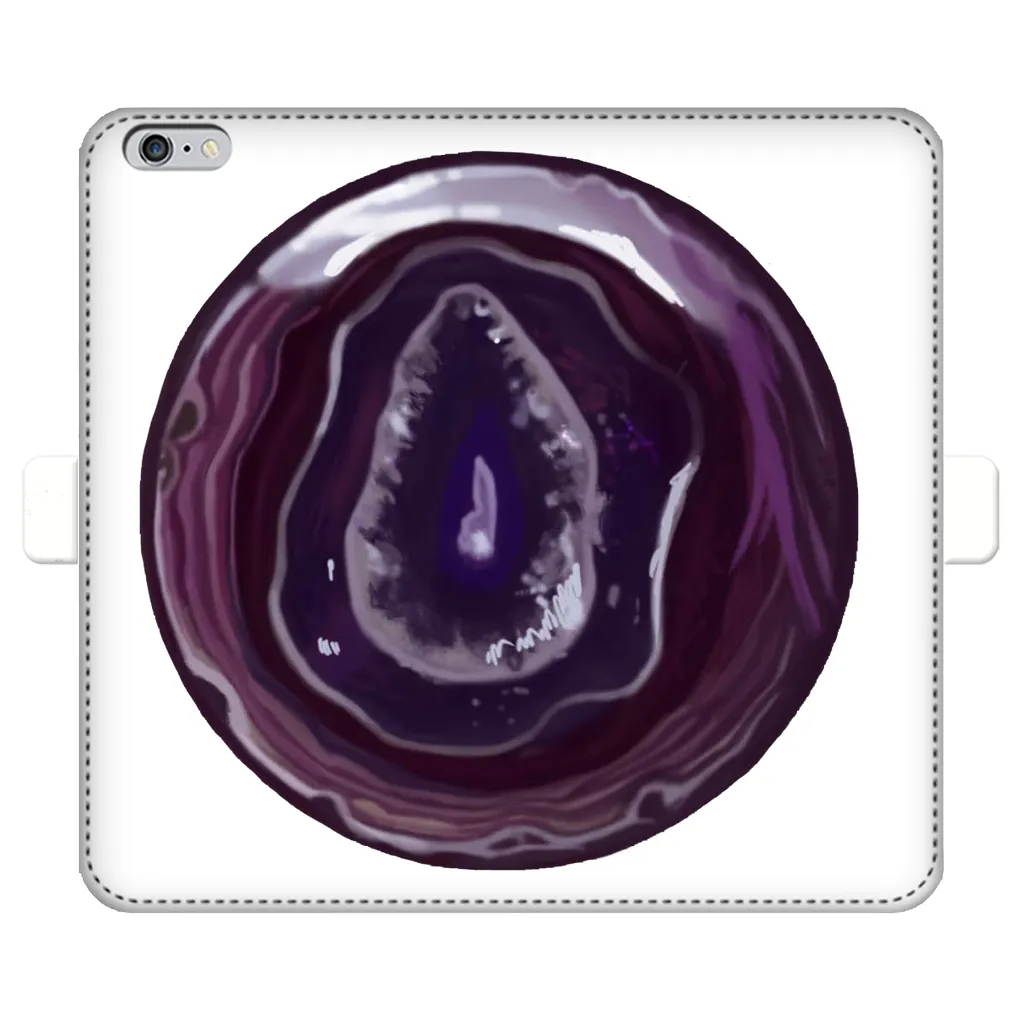 Purple Rock Fully Printed Wallet Cases