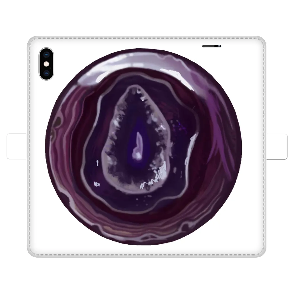 Purple Rock Fully Printed Wallet Cases