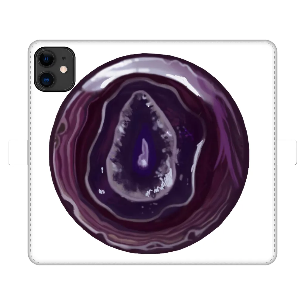 Purple Rock Fully Printed Wallet Cases
