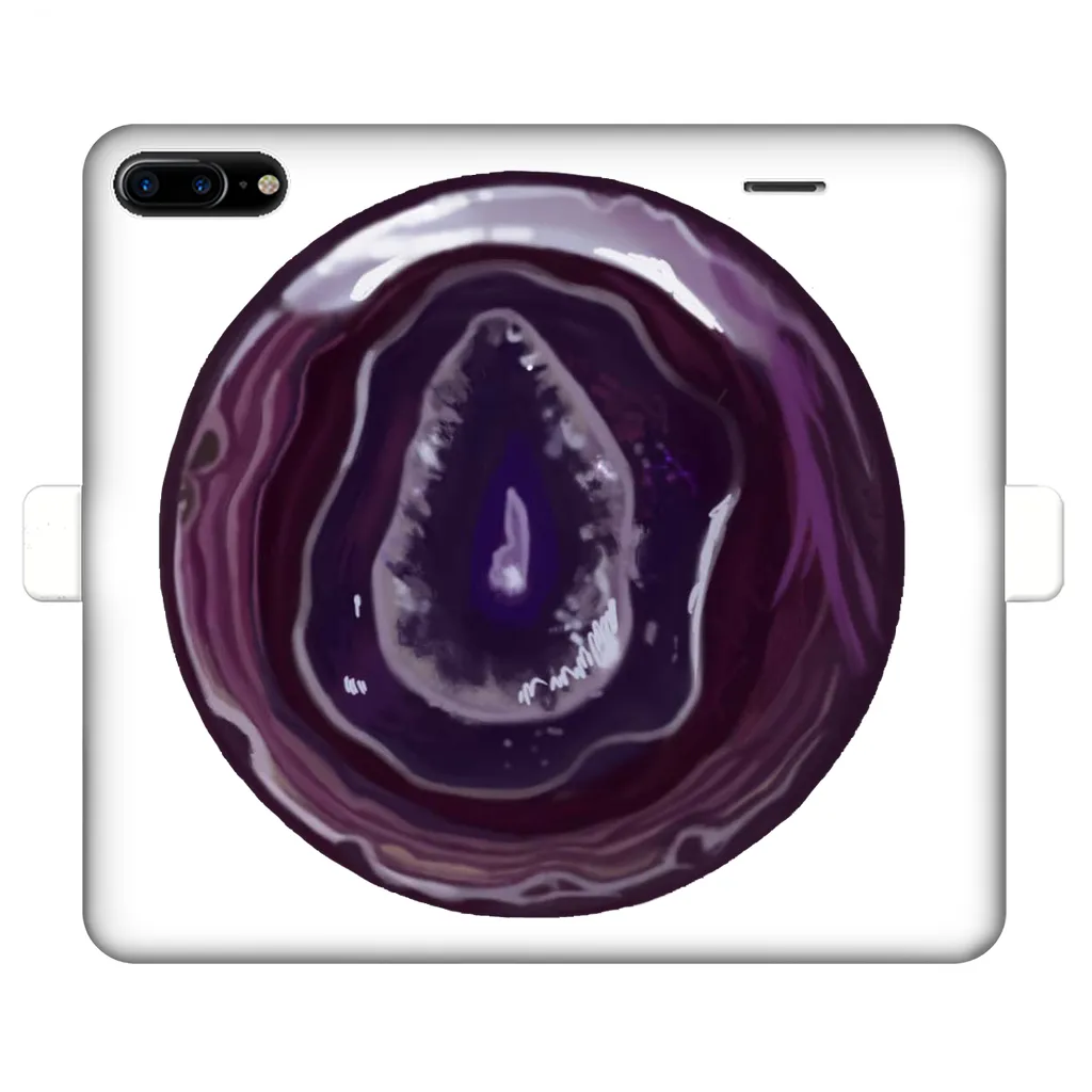 Purple Rock Fully Printed Wallet Cases