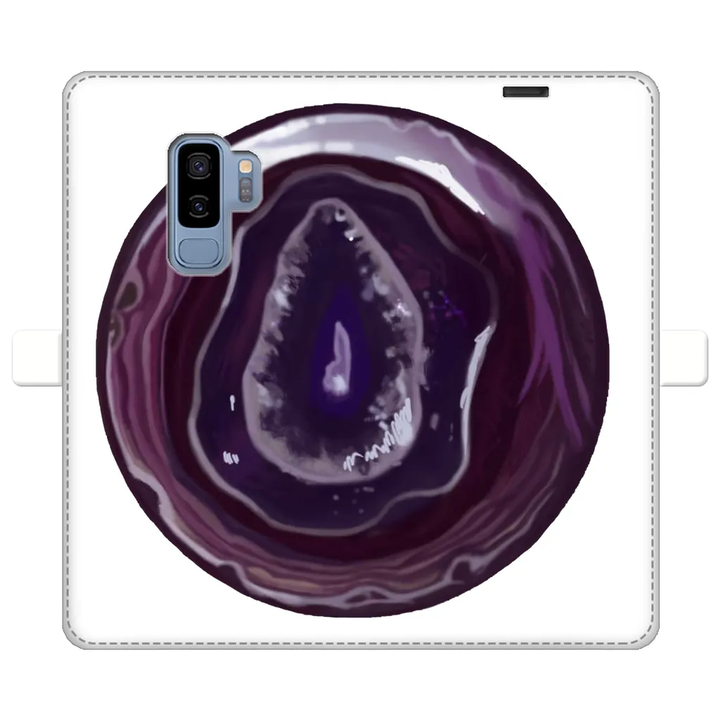 Purple Rock Fully Printed Wallet Cases