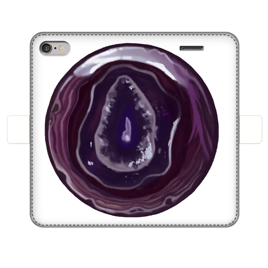 Purple Rock Fully Printed Wallet Cases