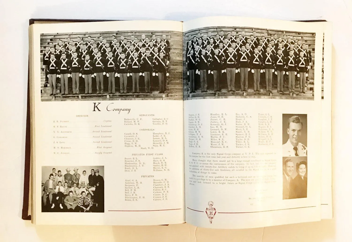 "The Bugle" 1952 Senior Class Yearbook from Virginia Polytechnic Institute