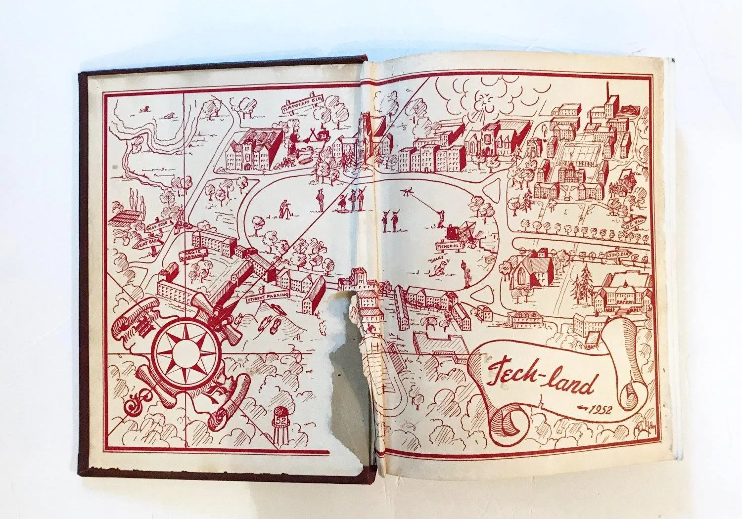 "The Bugle" 1952 Senior Class Yearbook from Virginia Polytechnic Institute