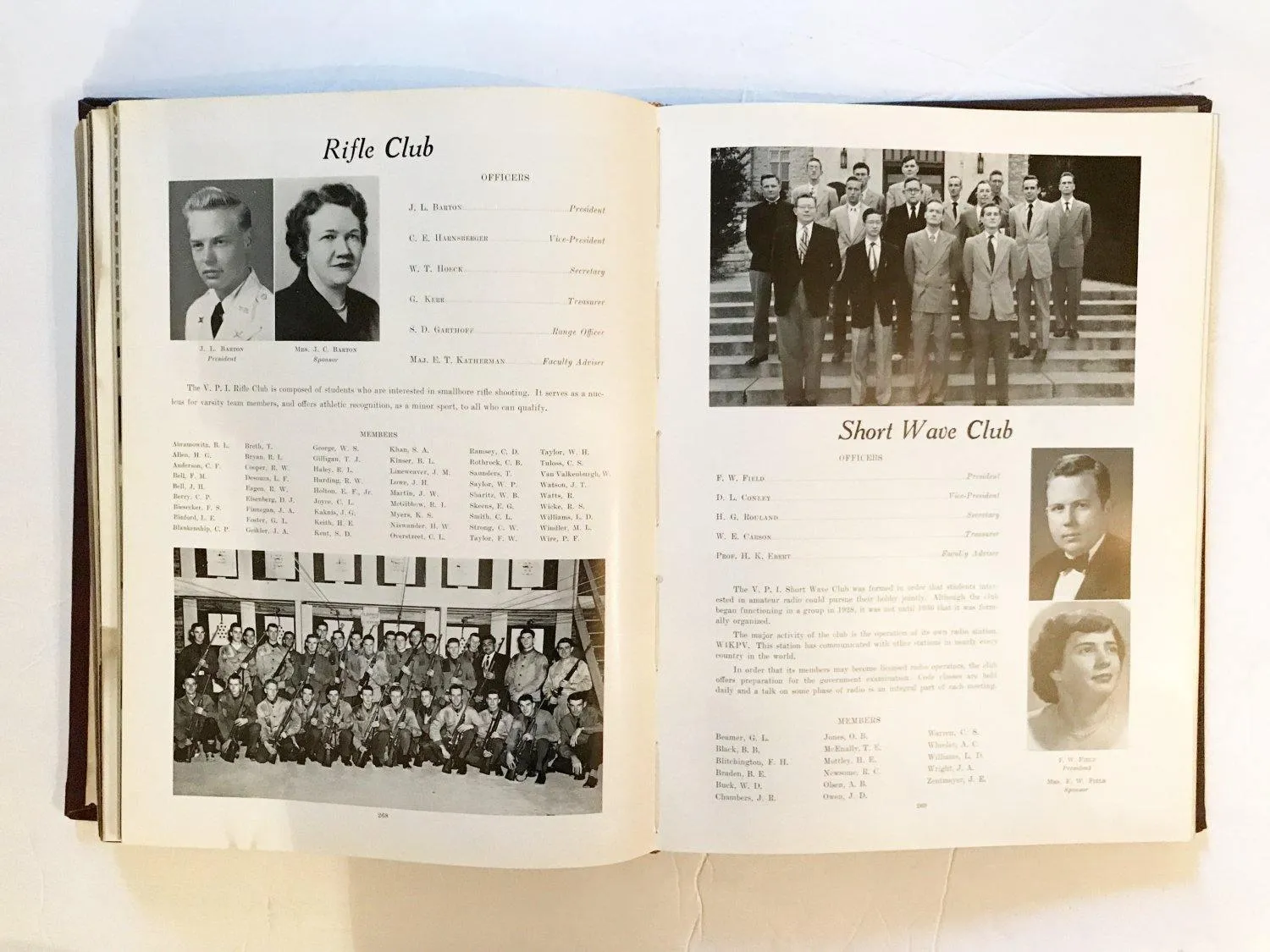 "The Bugle" 1952 Senior Class Yearbook from Virginia Polytechnic Institute