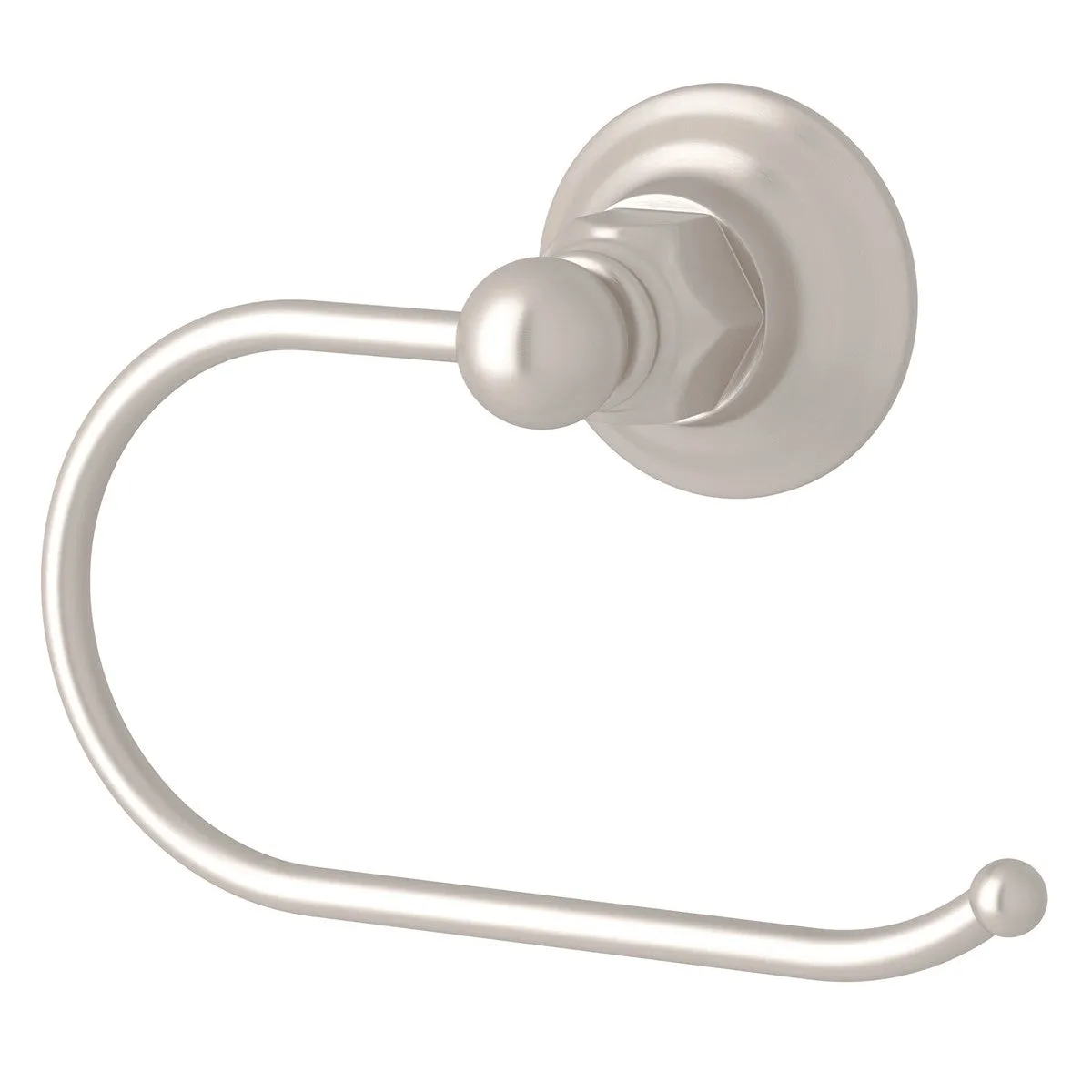 Rohl ROT8STN Traditional Wall Mount Toilet Paper Holder in Satin Nickel
