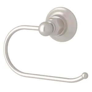 Rohl ROT8STN Traditional Wall Mount Toilet Paper Holder in Satin Nickel