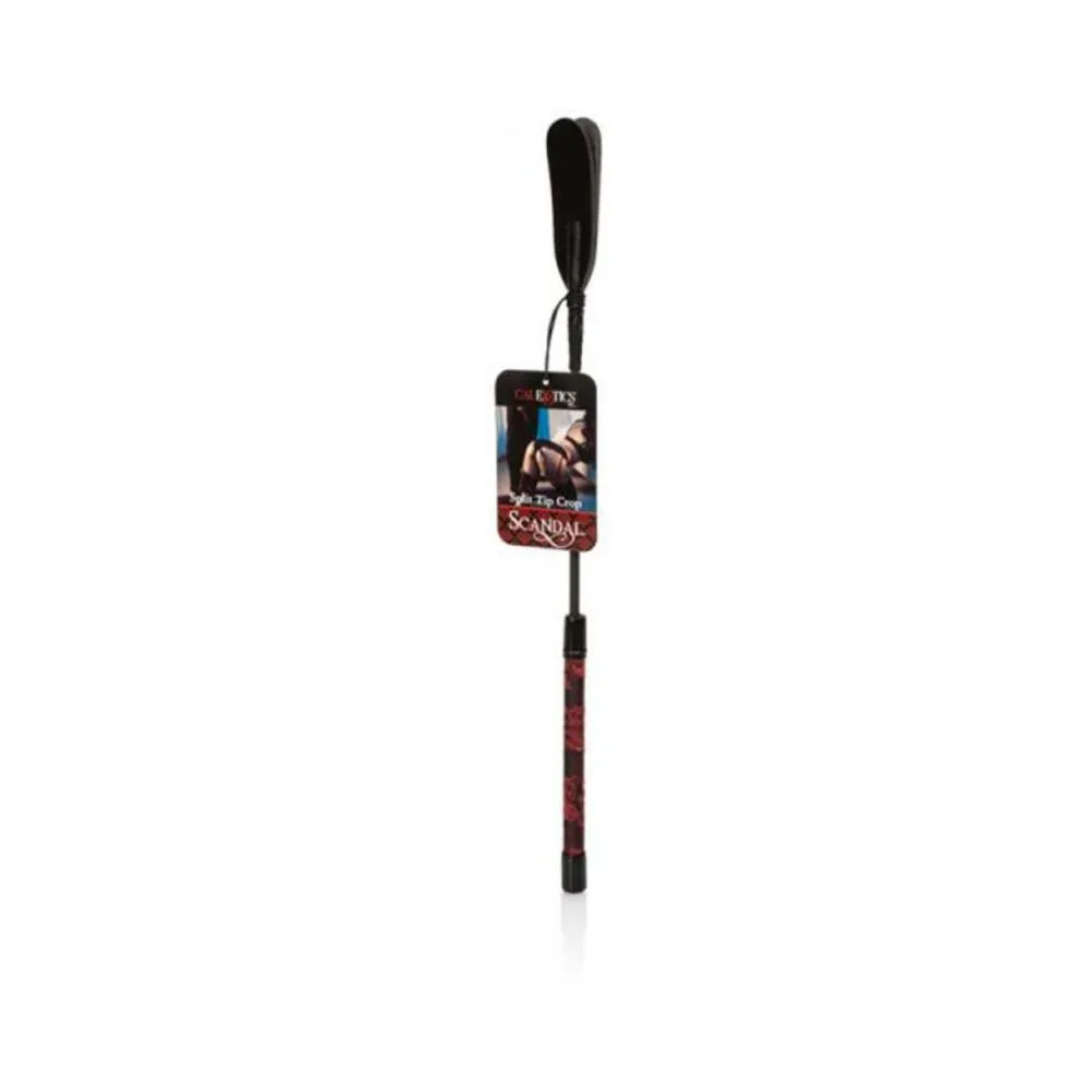 Scandal Split Crop Black 18 inches