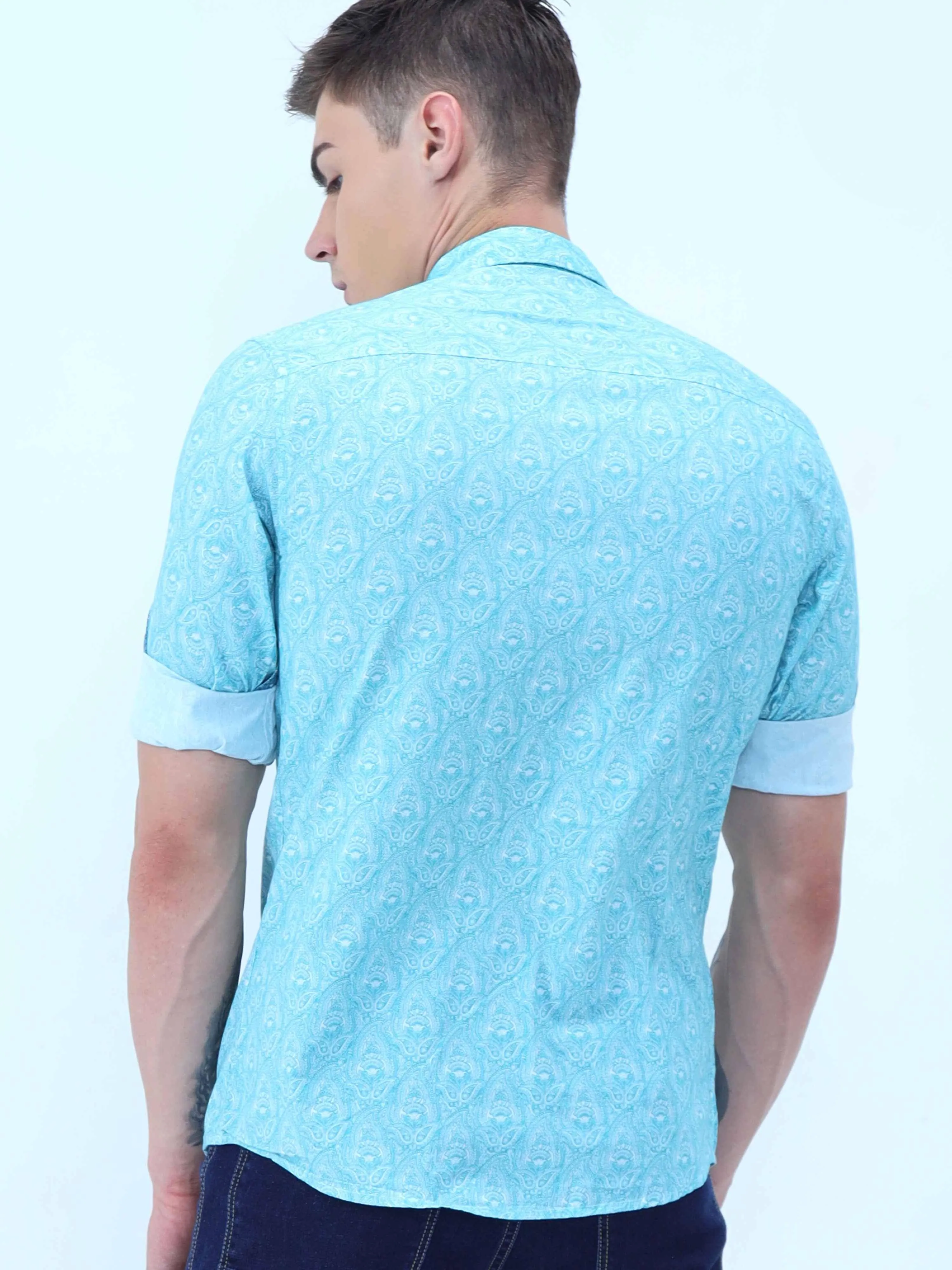 Tiny Paisley Digital Printed Shirt