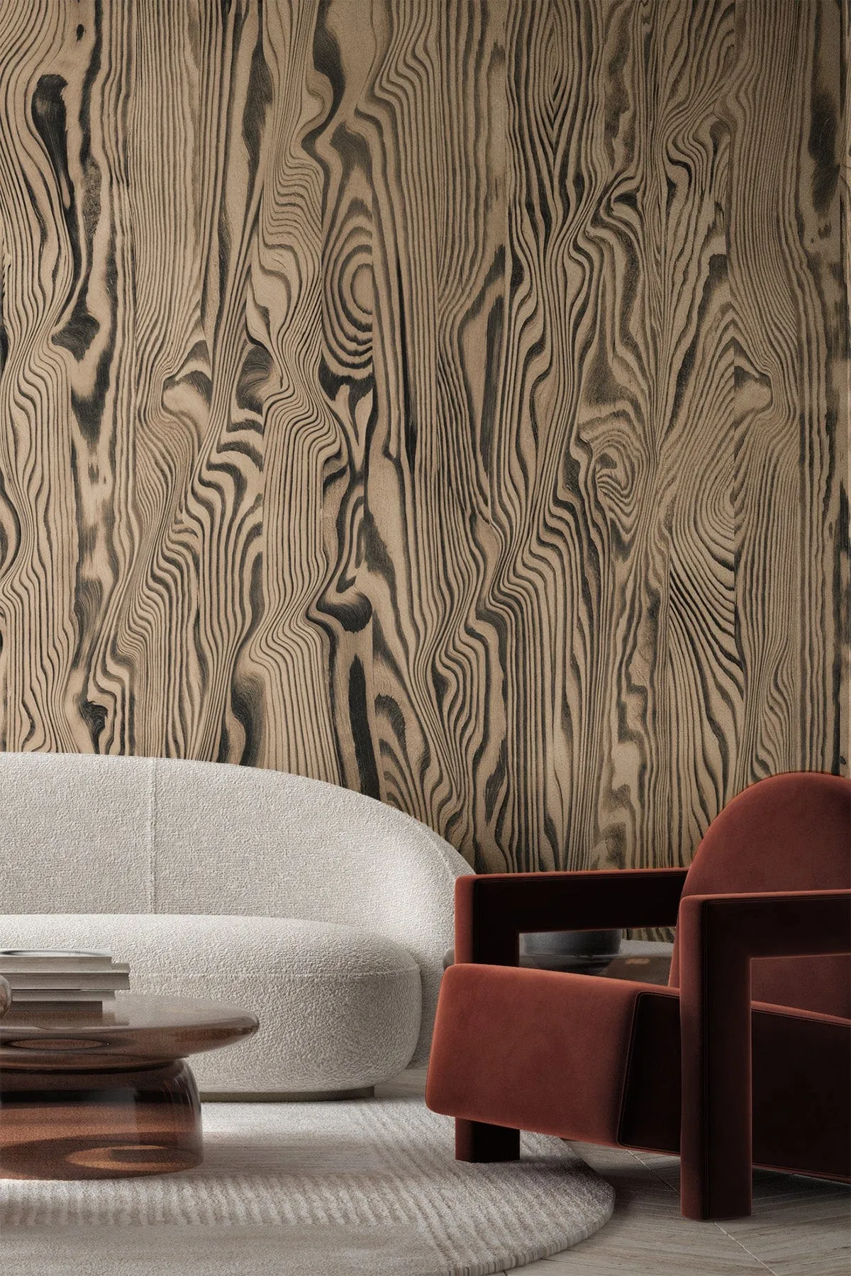 Vibrant Veneer Cherry Wood