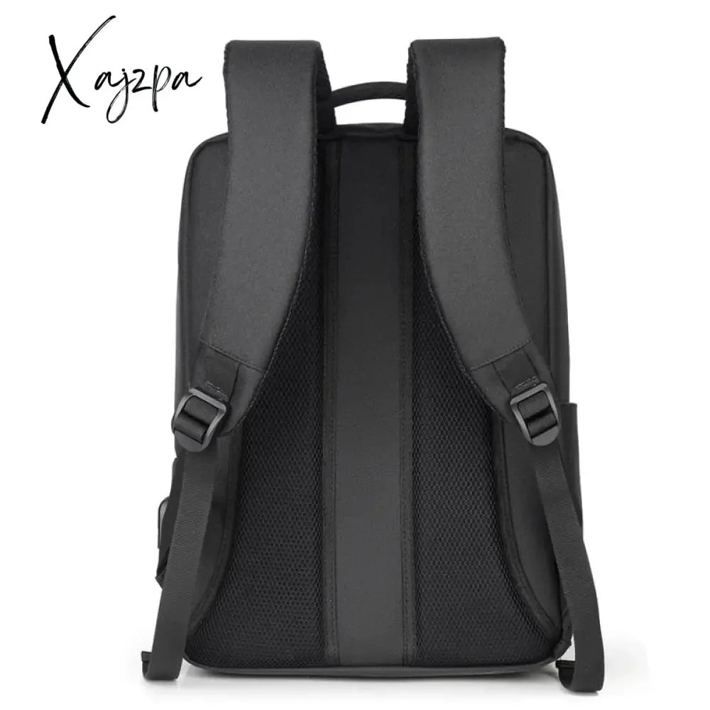 Xajzpa - Anti Theft Oxford Backpacks High Quality Men 14 inch Laptop Backpacks For School Travel OL Business Bag Male Casual USB Charging